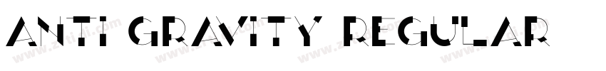 Anti Gravity Regular字体转换